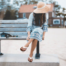 Load image into Gallery viewer, Aerosoft - Iris LS4863 Soft Toe Post Casual Dressy Slip on Slides Flip Flops for Women Sandals