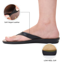 Load image into Gallery viewer, Aerosoft - Iris LS4863 Soft Toe Post Casual Dressy Slip on Slides Flip Flops for Women Sandals
