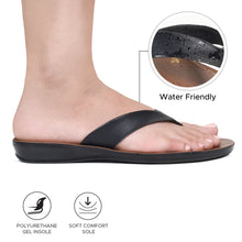 Load image into Gallery viewer, Aerosoft - Iris LS4863 Soft Toe Post Casual Dressy Slip on Slides Flip Flops for Women Sandals