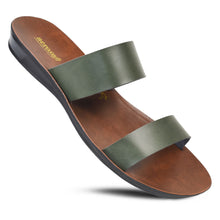 Load image into Gallery viewer, Aerosoft - Pansvy LS4866 Double Strappy Dressy Outdoor Walking Comfort Flats for Women Sandals