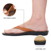 Load image into Gallery viewer, Aerosoft - Iris LS4863 Soft Toe Post Casual Dressy Slip on Slides Flip Flops for Women Sandals