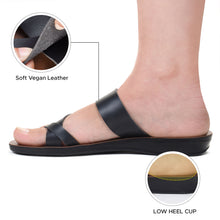 Load image into Gallery viewer, Aerosoft - Violet LS4865 Split Toe Strap Cute Casual Summer Slide Sandals for Women