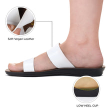 Load image into Gallery viewer, Aerosoft - Pansvy LS4866 Double Strappy Dressy Outdoor Walking Comfort Flats for Women Sandals