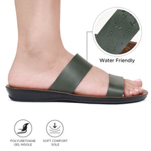 Load image into Gallery viewer, Aerosoft - Pansvy LS4866 Double Strappy Dressy Outdoor Walking Comfort Flats for Women Sandals