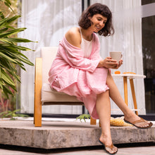 Load image into Gallery viewer, Aerosoft - Iris LS4863 Soft Toe Post Casual Dressy Slip on Slides Flip Flops for Women Sandals