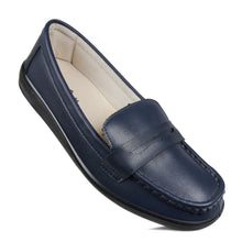 Load image into Gallery viewer, Aerosoft - Navy Walkish CL0813 slip on loafers women