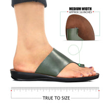 Load image into Gallery viewer, Aerosoft - Women Daffodil Green cute slide sandals5
