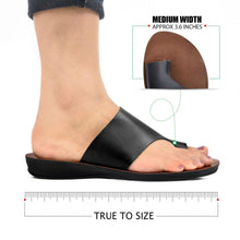 Load image into Gallery viewer, Aerosoft - Women Daffodil Black cute slide sandals5