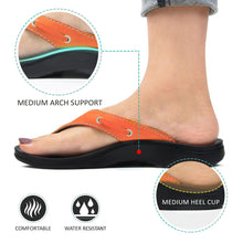 Load image into Gallery viewer, Aerosoft - Yarrow Orange S6001 cute flip flops for women2
