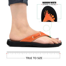 Load image into Gallery viewer, Aerosoft - Yarrow Orange S6001 cute flip flops for women4