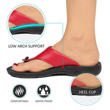 Load image into Gallery viewer, Aerosoft - Suzy S3902 Women Red summer flip flops2