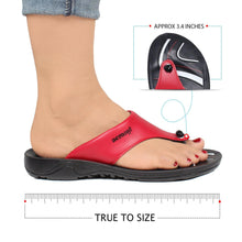 Load image into Gallery viewer, Aerosoft - Suzy S3902 Women Red summer flip flops4