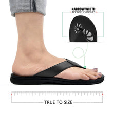 Load image into Gallery viewer, Aerosoft - Paradigm Black Women S6002 trendy flip flops4
