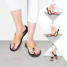Load image into Gallery viewer, Aerosoft - Suzy S3902 Women Tan summer flip flops1
