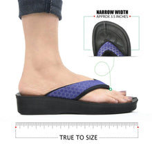 Load image into Gallery viewer, Aerosoft - Women Violet Chameleon A08C5 thong strap flip flops3
