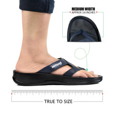 Load image into Gallery viewer, Aerosoft - Kumo Navy S5902 Women strappy slides5