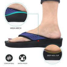 Load image into Gallery viewer, Aerosoft - Women Violet Chameleon A08C5 thong strap flip flops2