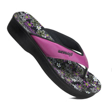 Load image into Gallery viewer, Aerosoft - Anette A0815 Purple thong sandals women
