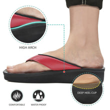 Load image into Gallery viewer, Aerosoft - Anette A0815 Red thong sandals women2
