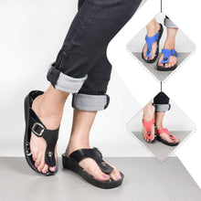 Load image into Gallery viewer, Aerosoft - Emoji A0892 Black strap sandals women1