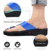 Load image into Gallery viewer, Aerosoft - Emoji A0892 Blue strap sandals women2
