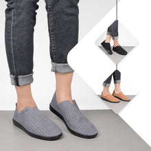 Load image into Gallery viewer, Aerosoft - Haven SL0903 Comfortable Leisure Walking Perforated Flat Slip On Loafers For Women -Footwear - Aerosoftfootwearusallc
