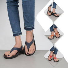Load image into Gallery viewer, Aerosoft - Tuck S5901 Navy women&#39;s slingback sandals3
