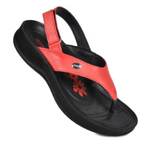 Load image into Gallery viewer, Aerosoft - Tuck S5901 Red women's slingback sandals