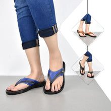 Load image into Gallery viewer, Aerosoft - Frondle S6102 Blue ladies thong sandals1