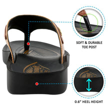 Load image into Gallery viewer, Aerosoft - Frondle S6102 Tan ladies thong sandals3