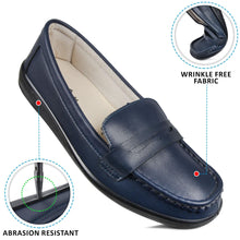 Load image into Gallery viewer, Aerosoft - Navy Walkish CL0813 slip on loafers women2