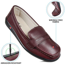 Load image into Gallery viewer, Aerosoft - Wine Walkish CL0813 slip on loafers women2