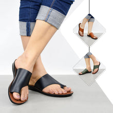 Load image into Gallery viewer, Aerosoft - Women Daffodil Black cute slide sandals3