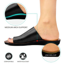 Load image into Gallery viewer, Aerosoft - Women Daffodil Black cute slide sandals2