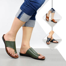 Load image into Gallery viewer, Aerosoft - Women Daffodil Green cute slide sandals2