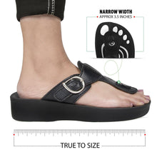 Load image into Gallery viewer, Aerosoft - Freedom A0851 Black sandals for women4