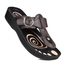 Load image into Gallery viewer, Aerosoft - Freedom A0851 Brown sandals for women
