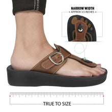 Load image into Gallery viewer, Aerosoft - Freedom A0851 Tan sandals for women4