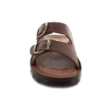 Load image into Gallery viewer, Aerosoft - Grabone A5402 Dual Strap Comfortable Slide Sandals For Men With Metal Buckle -Footwear - Aerosoftfootwearusallc