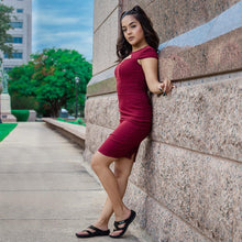 Load image into Gallery viewer, Aerosoft - Kumo Black S5902 Women strappy slides1