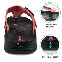 Load image into Gallery viewer, Aerosoft - Meadow S5909 Pink Women thong slip on sandals4

