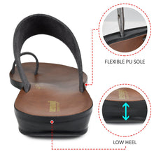 Load image into Gallery viewer, Aerosoft - Veawil LS4829 Black Women orthotic slide sandals4