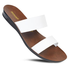 Load image into Gallery viewer, Aerosoft - Pansvy LS4866 Double Strappy Dressy Outdoor Walking Comfort Flats for Women Sandals
