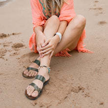 Load image into Gallery viewer, Aerosoft - Violet LS4865 Split Toe Strap Cute Casual Summer Slide Sandals for Women
