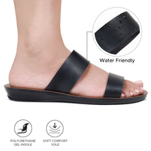 Load image into Gallery viewer, Aerosoft - Pansvy LS4866 Double Strappy Dressy Outdoor Walking Comfort Flats for Women Sandals
