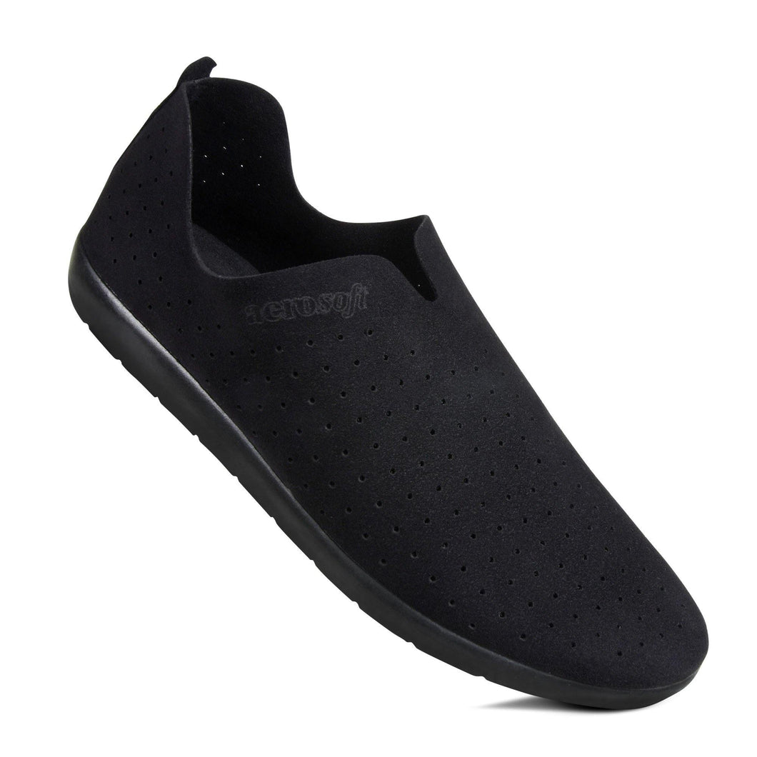 Aerosoft - Haven SL0903 Comfortable Leisure Walking Perforated Flat Slip On Loafers For Women -Footwear - Aerosoftfootwearusallc
