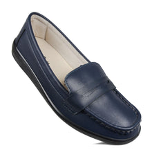 Load image into Gallery viewer, Aerosoft - Navy Walkish CL0813 slip on loafers women
