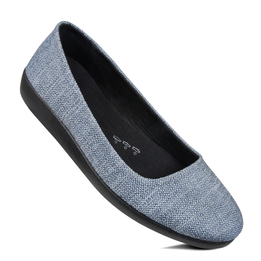 Aerosoft - Casual Fashion Closed Round Toe Comfortable Walking Flat Shoes For Women -Footwear - Aerosoftfootwearusallc