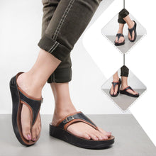 Load image into Gallery viewer, Aerosoft - Joana S5702 Tan Women thong sandals platform1

