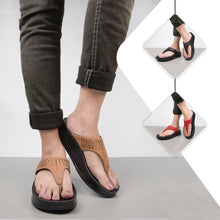 Load image into Gallery viewer, Aerosoft - Women Brown Dazzler S5704 platform sandals thong1
